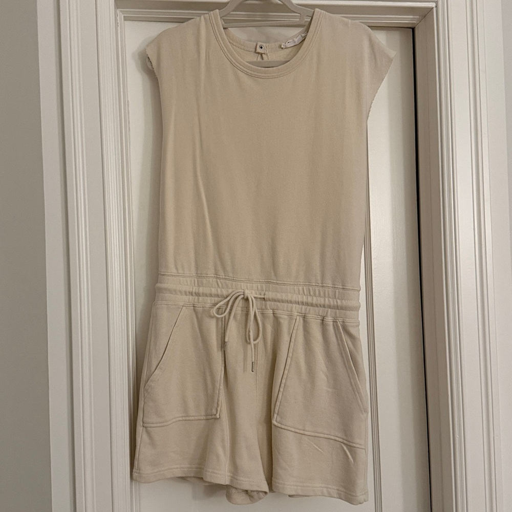 Double Zero Cream Casual Romper